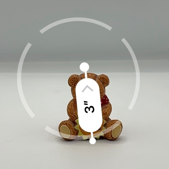 Vintage 1985 Lucy & Me Bear Figurine You Are My Sunshine Lucy Rigg Korea 3 Inch - Picture 9 of 10